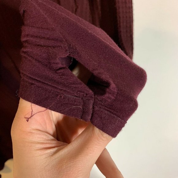 Free People Laguna Thermal Waffle Knit Slouchy Top - Picture 6 of 8